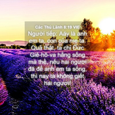 Picture 04 - Các Thủ Lãnh 8:19 VIE - Người tiếp: Aáy là anh em ta, con của - Bible Verse Picture