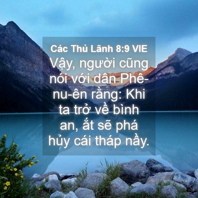 Picture 04 - Các Thủ Lãnh 8:9 VIE - Vậy, người cũng nói với dân Phê-nu-ên - Bible Verse Picture