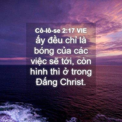 Picture 04 - Cô-lô-se 2:17 VIE - ấy đều chỉ là bóng của các việc - Bible Verse Picture