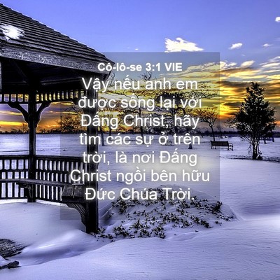 Picture 04 - Cô-lô-se 3:1 VIE - Vậy nếu anh em được sống lại với - Bible Verse Picture