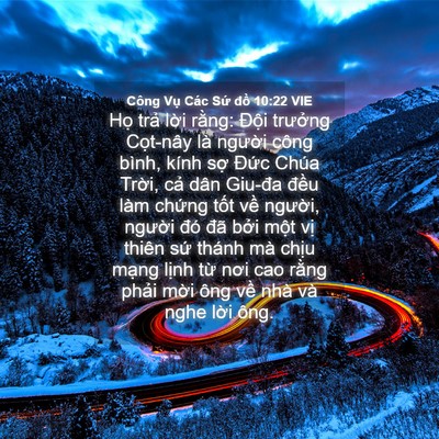 Picture 04 - Công Vụ Các Sứ đồ 10:22 VIE - Họ trả lời rằng: Đội trưởng - Bible Verse Picture