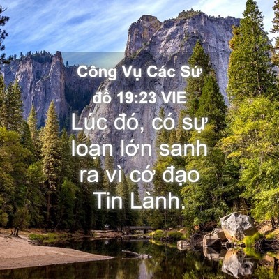 Picture 04 - Công Vụ Các Sứ đồ 19:23 VIE - Lúc đó, có sự loạn lớn sanh ra vì cớ - Bible Verse Picture