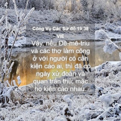 Picture 04 - Công Vụ Các Sứ đồ 19:38 VIE - Vậy, nếu Đê-mê-triu và các thợ làm - Bible Verse Picture