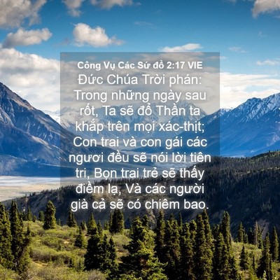 Picture 04 - Công Vụ Các Sứ đồ 2:17 VIE - Đức Chúa Trời phán: Trong những ngày - Bible Verse Picture