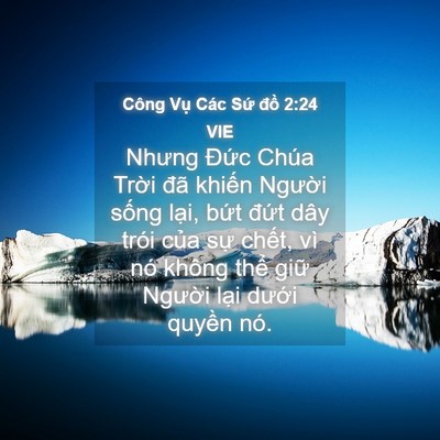 Picture 04 - Công Vụ Các Sứ đồ 2:24 VIE - Nhưng Đức Chúa Trời đã khiến Người - Bible Verse Picture