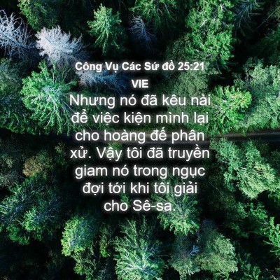 Picture 04 - Công Vụ Các Sứ đồ 25:21 VIE - Nhưng nó đã kêu nài để việc kiện - Bible Verse Picture