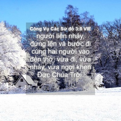 Picture 04 - Công Vụ Các Sứ đồ 3:8 VIE - người liền nhảy, đứng lên và bước - Bible Verse Picture