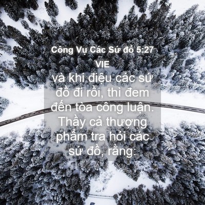 Picture 04 - Công Vụ Các Sứ đồ 5:27 VIE - và khi điệu các sứ đồ đi rồi, thì - Bible Verse Picture