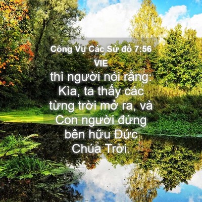 Picture 04 - Công Vụ Các Sứ đồ 7:56 VIE - thì người nói rằng: Kìa, ta thấy các - Bible Verse Picture