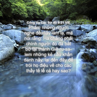Picture 04 - Công Vụ Các Sứ đồ 9:21 VIE - Phàm những người nghe đều lấy làm - Bible Verse Picture
