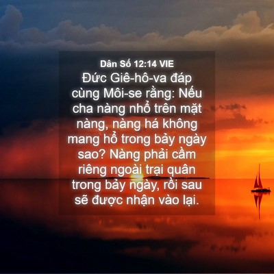 Picture 04 - Dân Số 12:14 VIE - Đức Giê-hô-va đáp cùng Môi-se rằng: - Bible Verse Picture