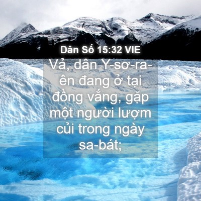 Picture 04 - Dân Số 15:32 VIE - Vả, dân Y-sơ-ra-ên đang ở tại đồng - Bible Verse Picture