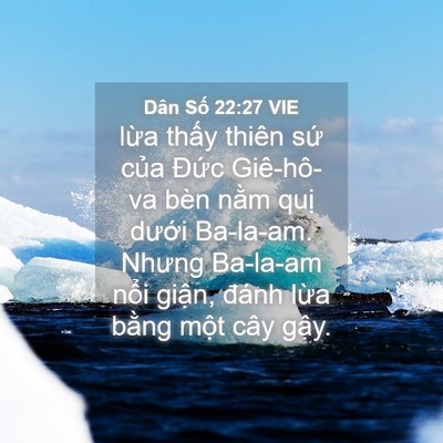 Picture 04 - Dân Số 22:27 VIE - lừa thấy thiên sứ của Đức Giê-hô-va - Bible Verse Picture