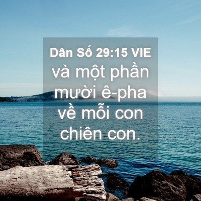 Picture 04 - Dân Số 29:15 VIE - và một phần mười ê-pha về mỗi con - Bible Verse Picture