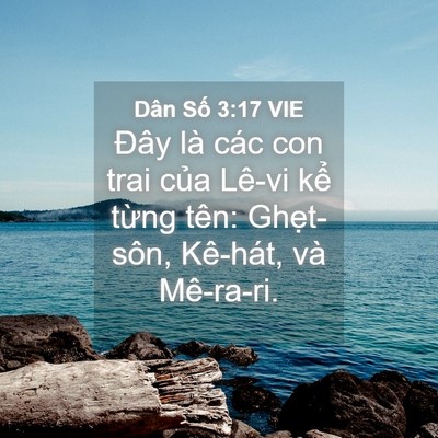 Picture 04 - Dân Số 3:17 VIE - Đây là các con trai của Lê-vi kể từng - Bible Verse Picture