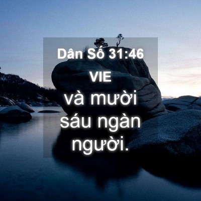 Picture 04 - Dân Số 31:46 VIE - và mười sáu ngàn - Bible Verse Picture