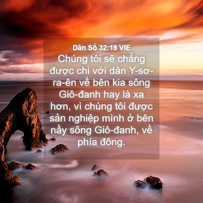Picture 04 - Dân Số 32:19 VIE - Chúng tôi sẽ chẳng được chi với dân - Bible Verse Picture