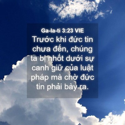 Picture 04 - Ga-la-ti 3:23 VIE - Trước khi đức tin chưa đến, chúng ta - Bible Verse Picture