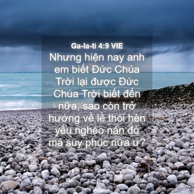 Picture 04 - Ga-la-ti 4:9 VIE - Nhưng hiện nay anh em biết Đức Chúa - Bible Verse Picture