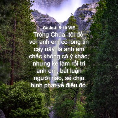 Picture 04 - Ga-la-ti 5:10 VIE - Trong Chúa, tôi đối với anh em có lòng - Bible Verse Picture