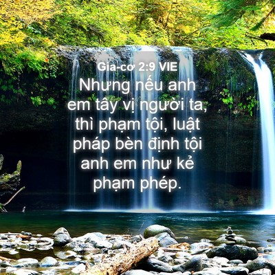 Picture 04 - Gia-cơ 2:9 VIE - Nhưng nếu anh em tây vị người ta, thì - Bible Verse Picture