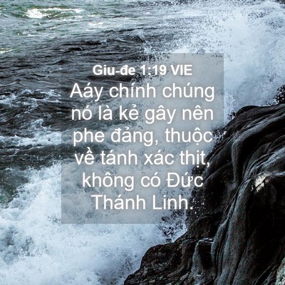 Picture 04 - Giu-đe 1:19 VIE - Aáy chính chúng nó là kẻ gây nên phe - Bible Verse Picture