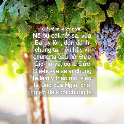Picture 04 - Giê-rê-mi-a 21:2 VIE - Nê-bu-cát-nết-sa, vua Ba-by-lôn, đến - Bible Verse Picture