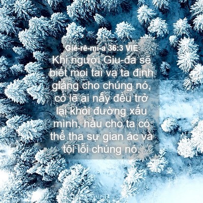Picture 04 - Giê-rê-mi-a 36:3 VIE - Khi người Giu-đa sẽ biết mọi tai vạ - Bible Verse Picture