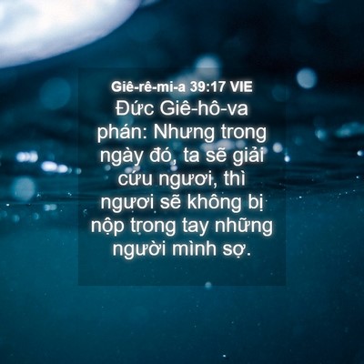 Picture 04 - Giê-rê-mi-a 39:17 VIE - Đức Giê-hô-va phán: Nhưng trong ngày - Bible Verse Picture