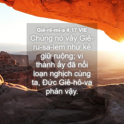 Picture 04 - Giê-rê-mi-a 4:17 VIE - Chúng nó vây Giê-ru-sa-lem như kẻ giữ - Bible Verse Picture