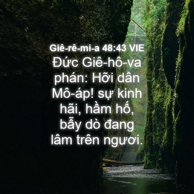 Picture 04 - Giê-rê-mi-a 48:43 VIE - Đức Giê-hô-va phán: Hỡi dân Mô-áp! - Bible Verse Picture
