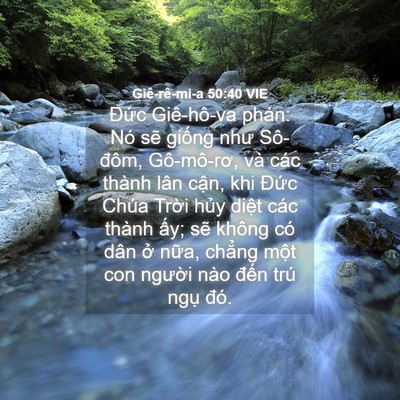 Picture 04 - Giê-rê-mi-a 50:40 VIE - Đức Giê-hô-va phán: Nó sẽ giống như - Bible Verse Picture