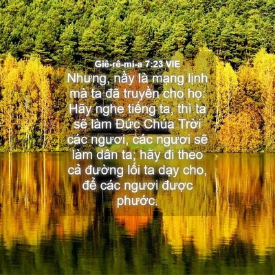 Picture 04 - Giê-rê-mi-a 7:23 VIE - Nhưng, nầy là mạng lịnh mà ta đã - Bible Verse Picture