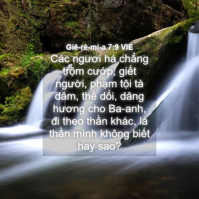 Picture 04 - Giê-rê-mi-a 7:9 VIE - Các ngươi há chẳng trộm cướp, giết - Bible Verse Picture