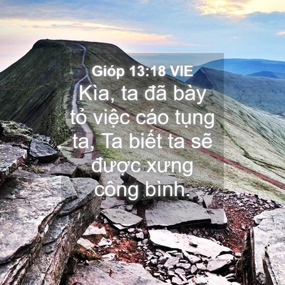 Picture 04 - Gióp 13:18 VIE - Kìa, ta đã bày tỏ việc cáo tụng ta, Ta - Bible Verse Picture
