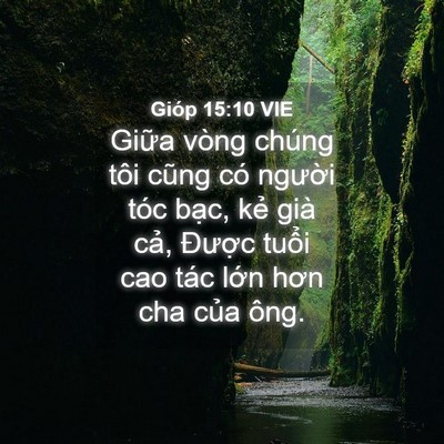 Picture 04 - Gióp 15:10 VIE - Giữa vòng chúng tôi cũng có người tóc - Bible Verse Picture
