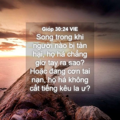 Picture 04 - Gióp 30:24 VIE - Song trong khi người nào bị tàn hại, - Bible Verse Picture