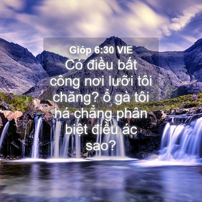 Picture 04 - Gióp 6:30 VIE - Có điều bất công nơi lưỡi tôi chăng? - Bible Verse Picture