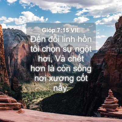 Picture 04 - Gióp 7:15 VIE - Đến đỗi linh hồn tôi chọn sự ngột - Bible Verse Picture