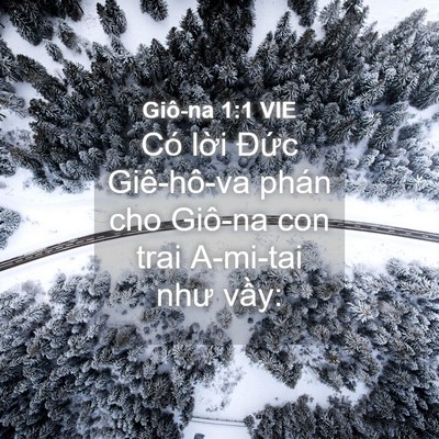 Picture 04 - Giô-na 1:1 VIE - Có lời Đức Giê-hô-va phán cho Giô-na - Bible Verse Picture