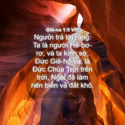 Picture 04 - Giô-na 1:9 VIE - Người trả lời rằng: Ta là người - Bible Verse Picture