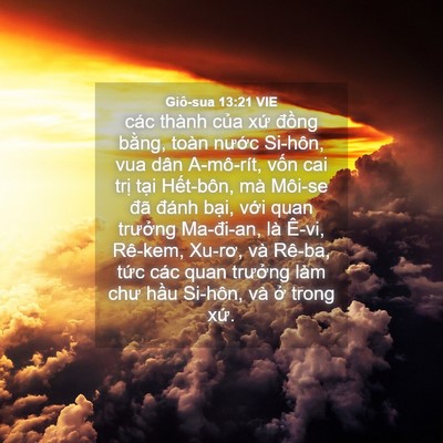 Picture 04 - Giô-sua 13:21 VIE - các thành của xứ đồng bằng, toàn - Bible Verse Picture