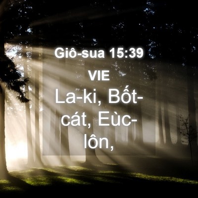 Picture 04 - Giô-sua 15:39 VIE - La-ki, Bốt-cát, - Bible Verse Picture