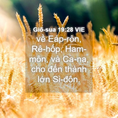 Picture 04 - Giô-sua 19:28 VIE - về Eáp-rôn, Rê-hốp, Ham-môn, và Ca-na, - Bible Verse Picture