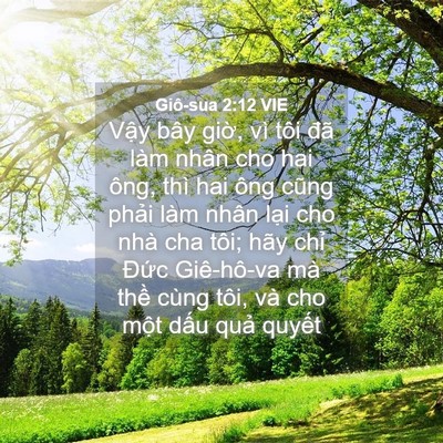 Picture 04 - Giô-sua 2:12 VIE - Vậy bây giờ, vì tôi đã làm nhân cho - Bible Verse Picture