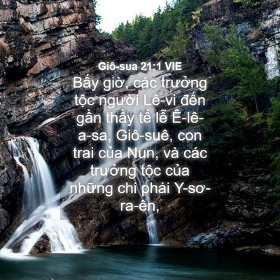 Picture 04 - Giô-sua 21:1 VIE - Bấy giờ, các trưởng tộc người Lê-vi - Bible Verse Picture