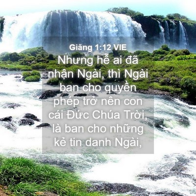 Picture 04 - Giăng 1:12 VIE - Nhưng hễ ai đã nhận Ngài, thì Ngài ban - Bible Verse Picture