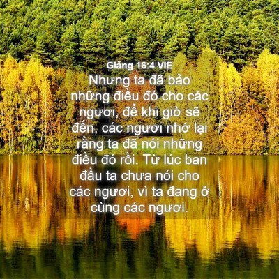 Picture 04 - Giăng 16:4 VIE - Nhưng ta đã bảo những điều đó cho - Bible Verse Picture