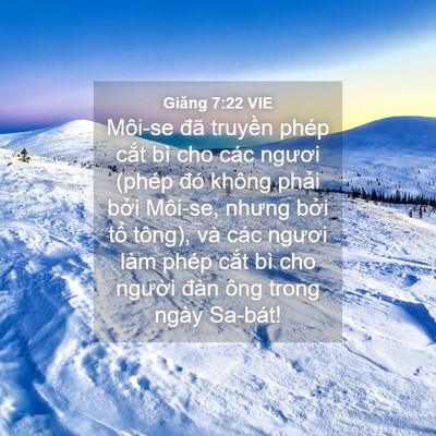 Picture 04 - Giăng 7:22 VIE - Môi-se đã truyền phép cắt bì cho các - Bible Verse Picture