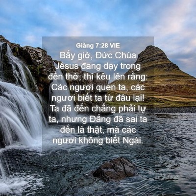Picture 04 - Giăng 7:28 VIE - Bấy giờ, Đức Chúa Jêsus đang dạy - Bible Verse Picture